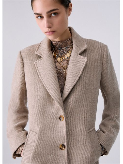 Cappotto midi in panno LIU JO | WF6411T720A/X0346